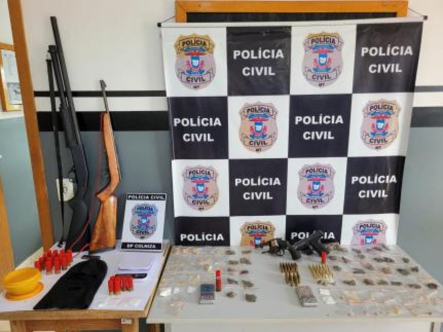 Operação da Polícia Civil contra o crime organizado prende 5 pessoas em Colniza